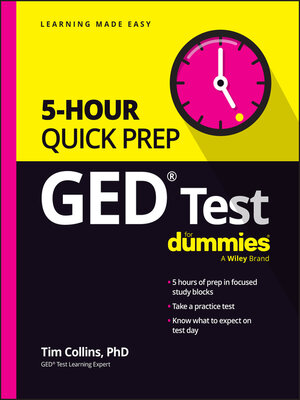 cover image of GED Test 5-Hour Quick Prep For Dummies